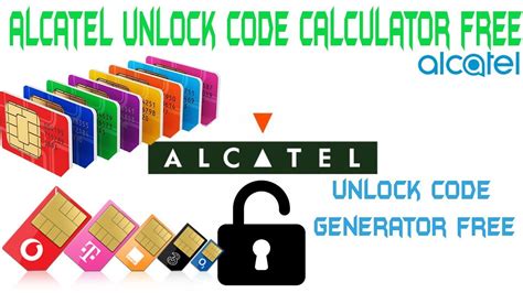 First step enter your IMEI number. . Free alcatel unlock codes
